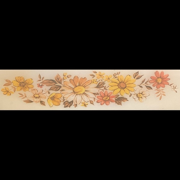 Anchor Hocking Daisies 1 Quart Rectangle Casserole Dish #441 - Picture 2 of 7